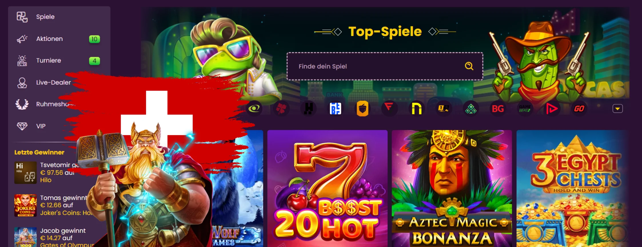 Bizzo Casino Heiße Spiele